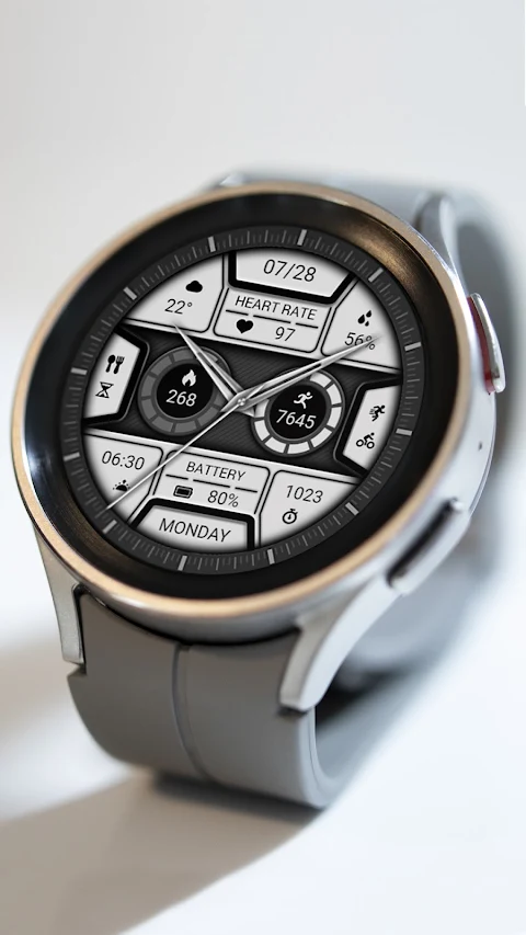 Grey Multifunctional ZKinWatch screenshot