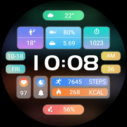AZKin Watch Halo component screenshot