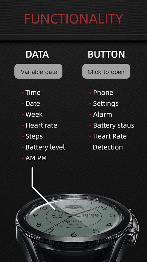 Multicolor ZKin Watch screenshot