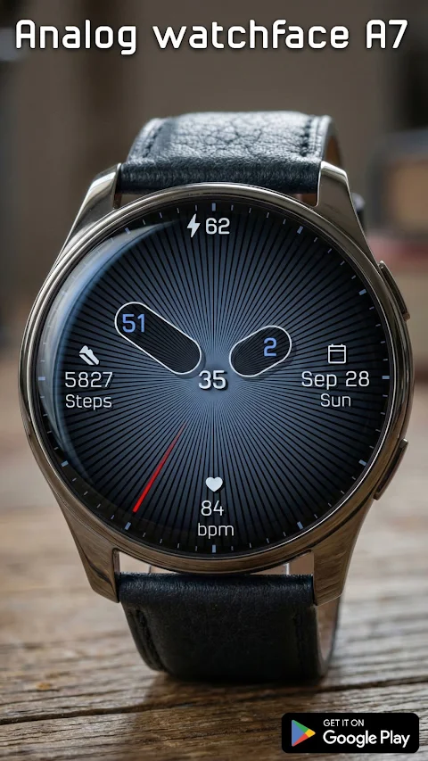 Analog watchface A7 screenshot