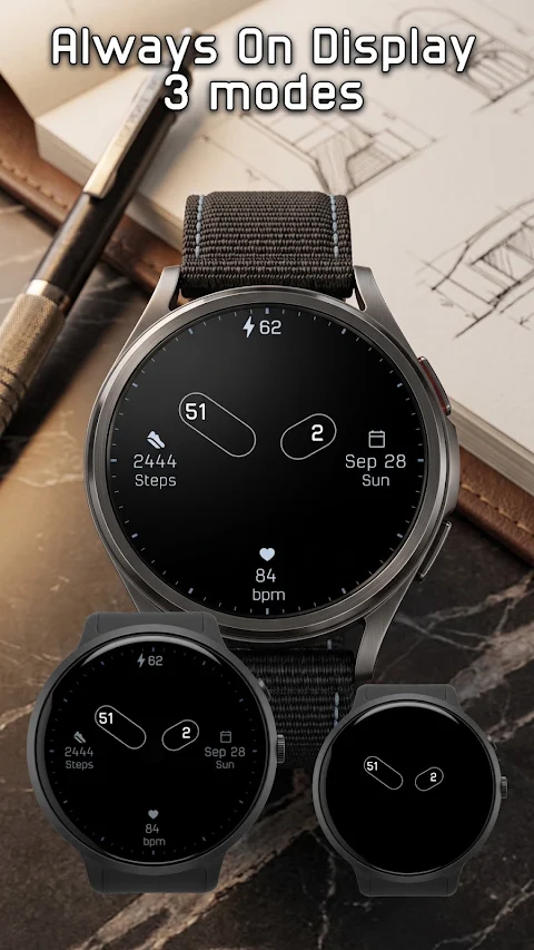 Analog watchface A7 screenshot