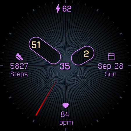 Analog watchface A7 screenshot