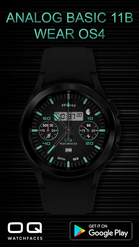Analog Basic 11B  Wear OS 5+ screenshot