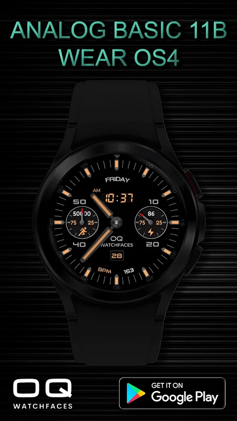 Analog Basic 11B  Wear OS 5+ screenshot