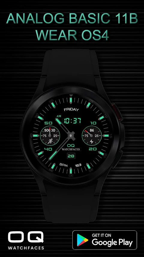Analog Basic 11B  Wear OS 5+ screenshot