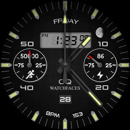 Analog Basic 11B  Wear OS 5+ screenshot