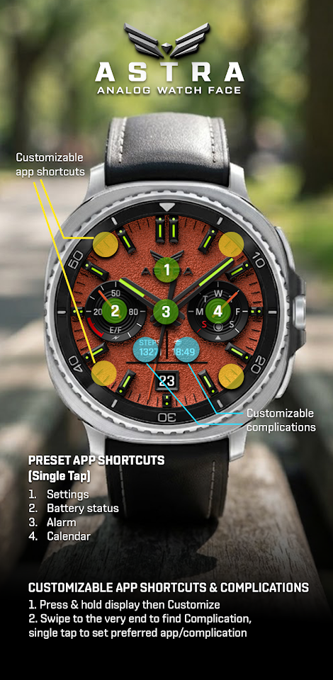 BLZ ASTRA – Analog Watch Face screenshot