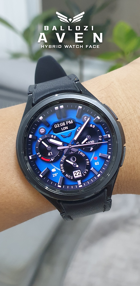 Ballozi AVEN Watch Face screenshot