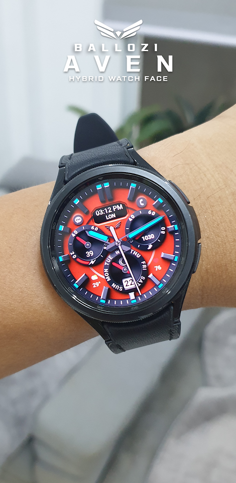 Ballozi AVEN Watch Face screenshot
