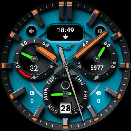 Ballozi AVEN Watch Face screenshot