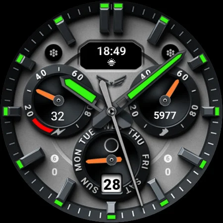 Ballozi AVEN Watch Face screenshot