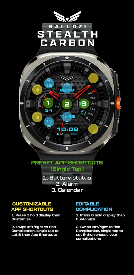Ballozi STEALTH CARBON Hybrid screenshot