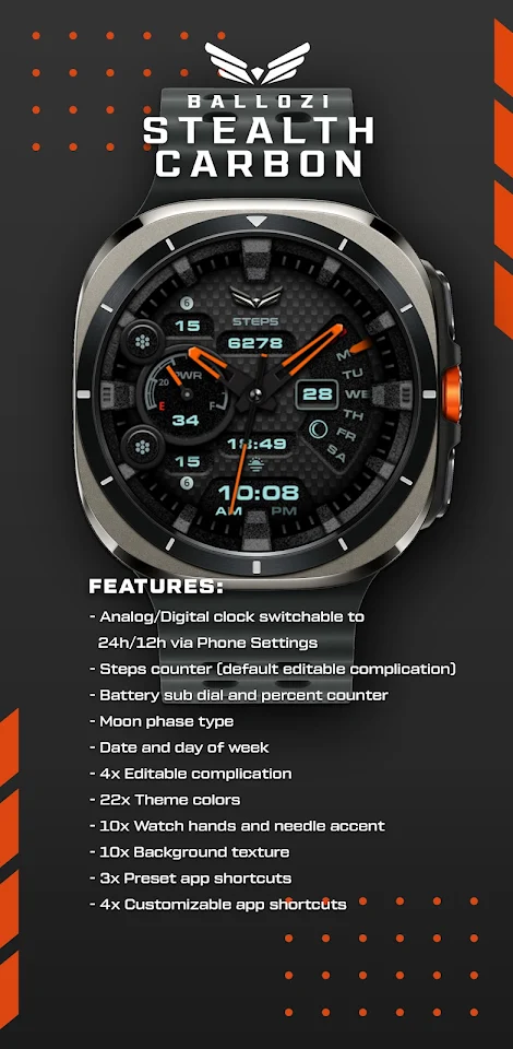 Ballozi STEALTH CARBON Hybrid screenshot