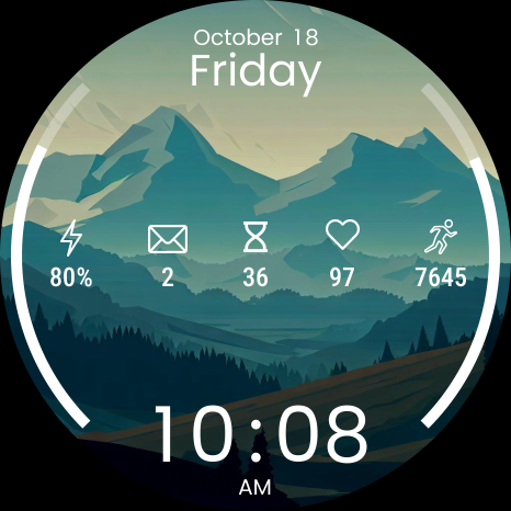 CELEST5468 Artistic Watch screenshot