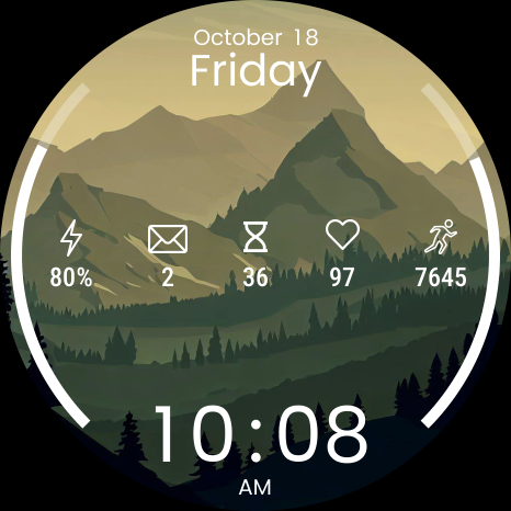 CELEST5468 Artistic Watch screenshot