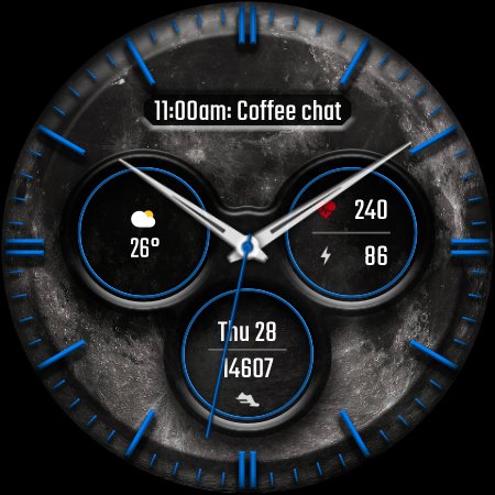 DADAM69: Lunar Watch Face screenshot