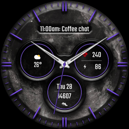 DADAM69: Lunar Watch Face screenshot
