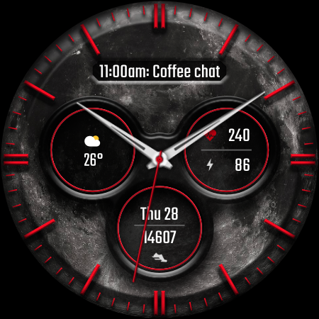 DADAM69: Lunar Watch Face screenshot