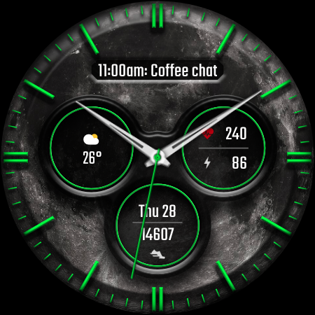 DADAM69: Lunar Watch Face screenshot