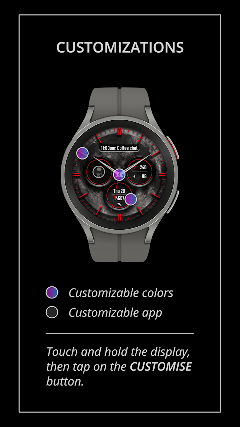 DADAM69: Lunar Watch Face screenshot