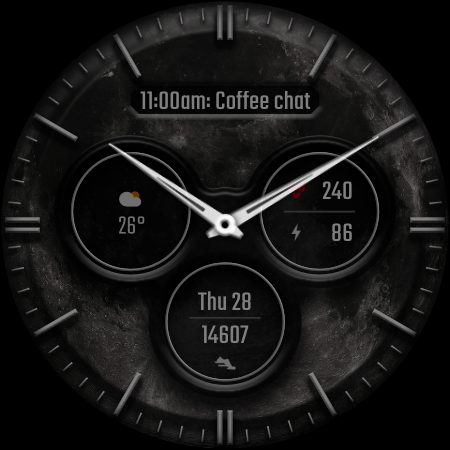 DADAM69: Lunar Watch Face screenshot