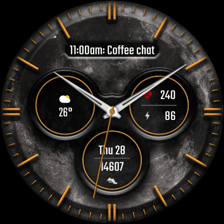 DADAM69: Lunar Watch Face screenshot
