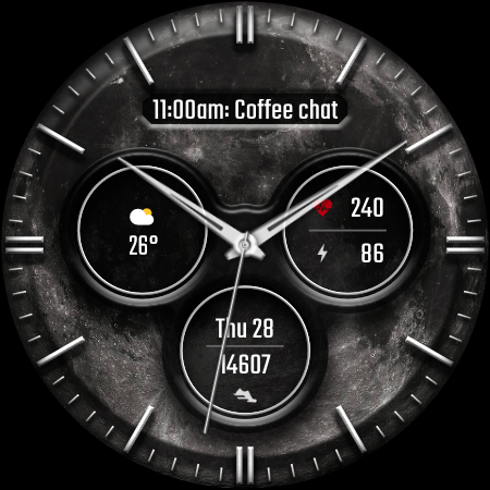 DADAM69: Lunar Watch Face screenshot
