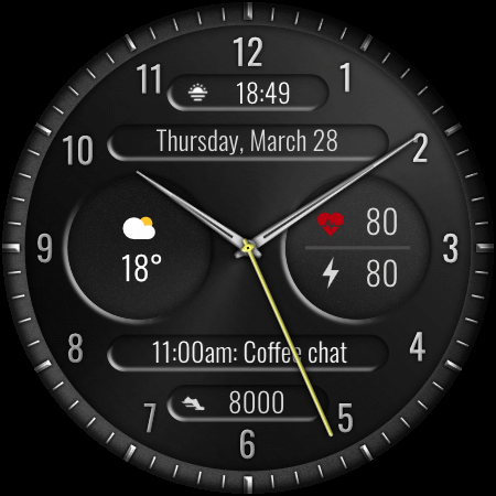 DADAM70: Custom Analog Watch screenshot