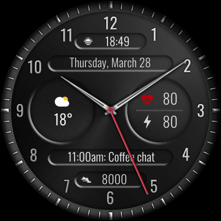 DADAM70: Custom Analog Watch screenshot