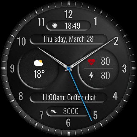 DADAM70: Custom Analog Watch screenshot
