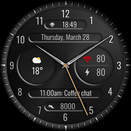 DADAM70: Custom Analog Watch screenshot