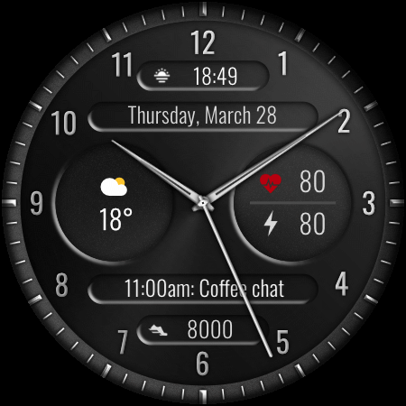 DADAM70: Custom Analog Watch screenshot