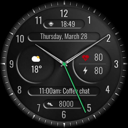 DADAM70: Custom Analog Watch screenshot
