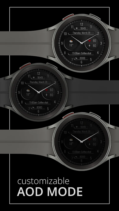 DADAM70: Custom Analog Watch screenshot