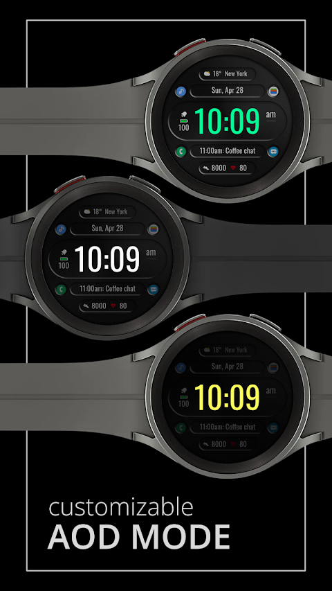DADAM72: Digital Watch Face screenshot