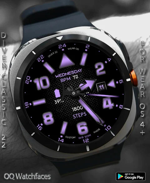 Diver Classic 22 Wear OS 5+ screenshot