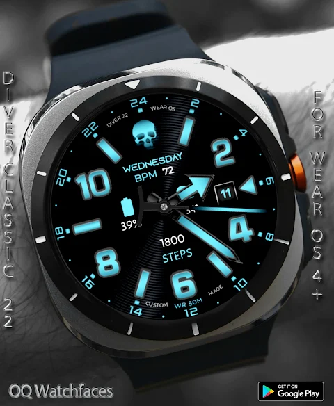 Diver Classic 22 Wear OS 5+ screenshot