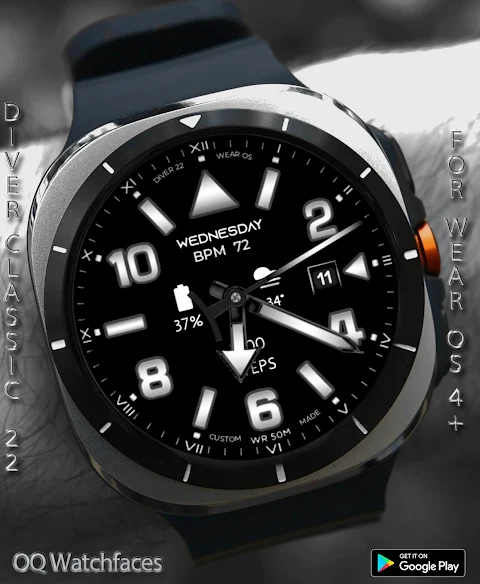 Diver Classic 22 Wear OS 5+ screenshot