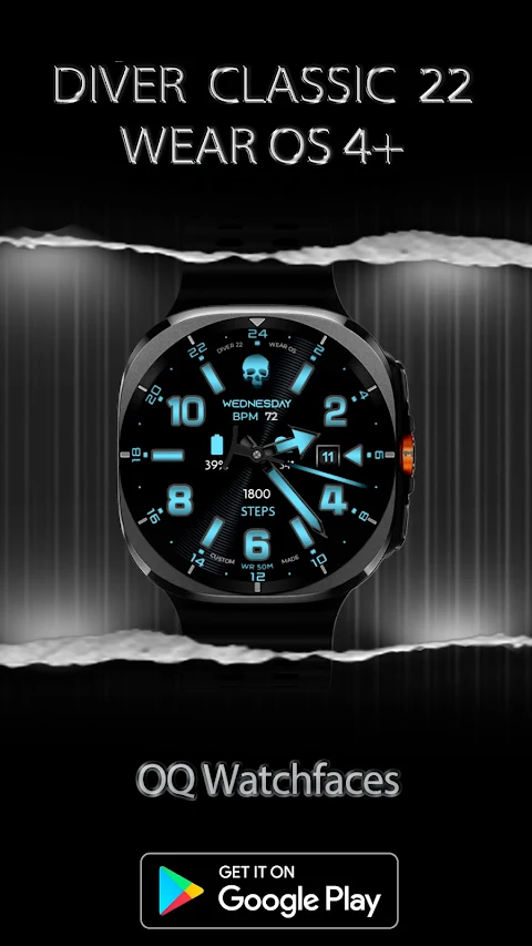 Diver Classic 22 Wear OS 5+ screenshot