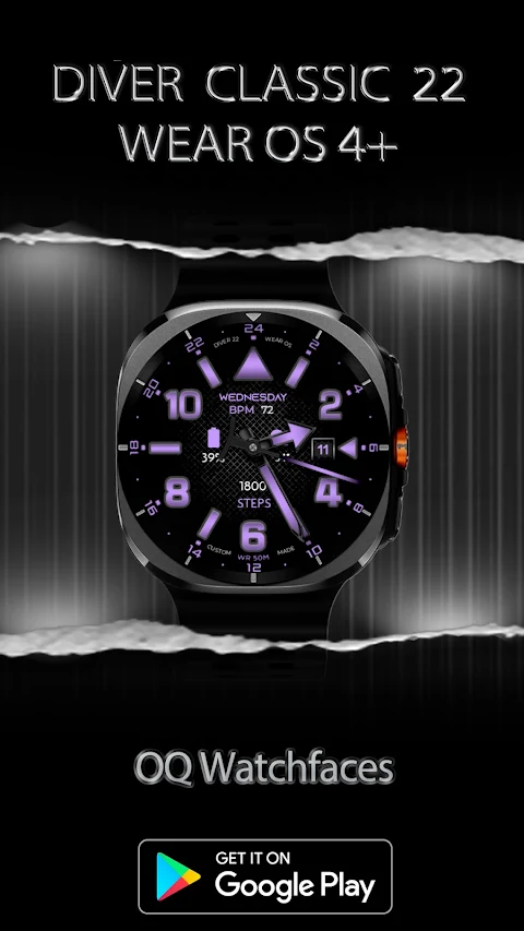 Diver Classic 22 Wear OS 5+ screenshot