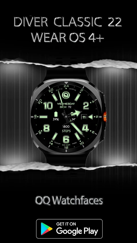 Diver Classic 22 Wear OS 5+ screenshot
