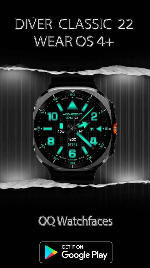 Diver Classic 22 Wear OS 5+ screenshot