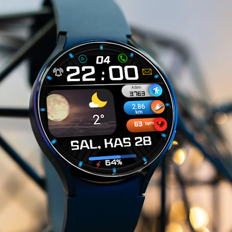 FSW248 digital Watchface screenshot