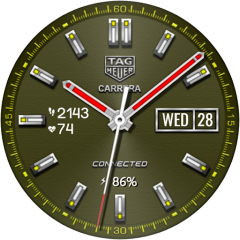 TAG CONNECTED Watch Face screenshot