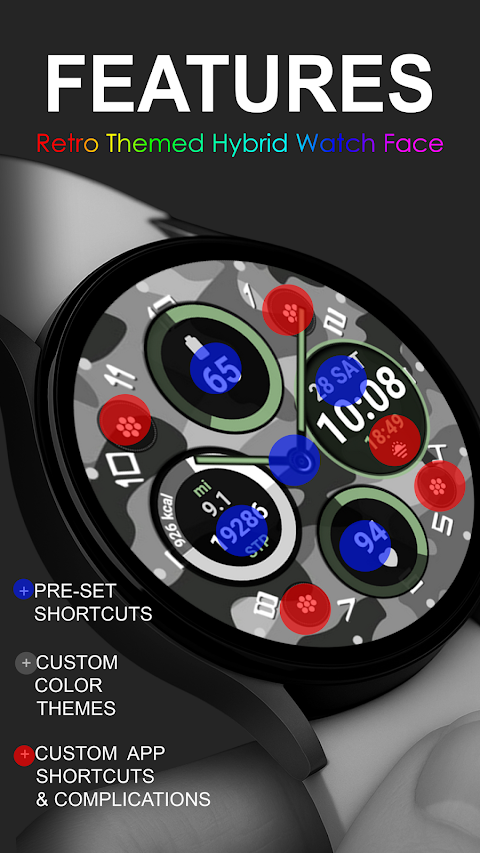Retro Chic Watch Face screenshot
