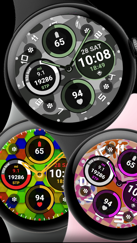 Retro Chic Watch Face screenshot