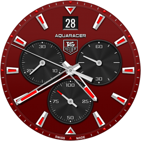 Tag Heuer Aquaracer watch face screenshot