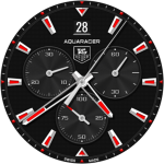Tag Heuer Aquaracer watch face
