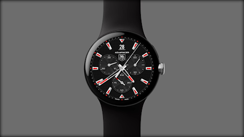 Tag Heuer Aquaracer watch face screenshot