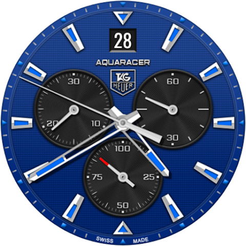 Tag Heuer Aquaracer watch face screenshot